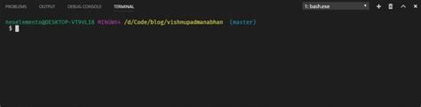 Maybe you would like to learn more about one of these? Styling Git Bash - DEV Community