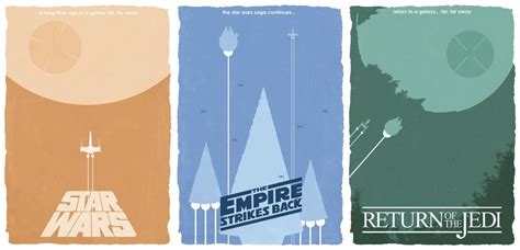 Star Wars Trilogy Minimalist Posters — Geektyrant