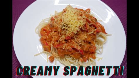 Creamy Spaghetti Owmydarlene Youtube