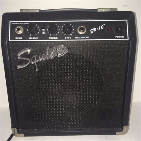 Fender Squier Sp 10 Guitar Amp With European Plug Practice Amplifier 10