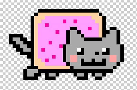 Nyan Cat Pixel Art Youtube Tenor Png Free Download Youtube Art