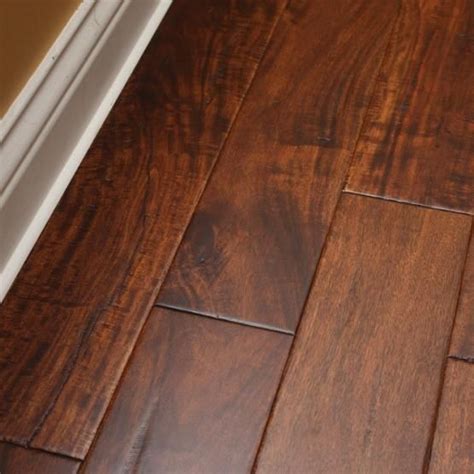 Acacia Walnut 916 X 4 34 Hand Scraped Engineered Hardwood Flooring