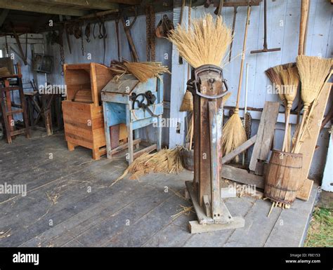 Antique Broom Making Machine For Sale Antique Poster