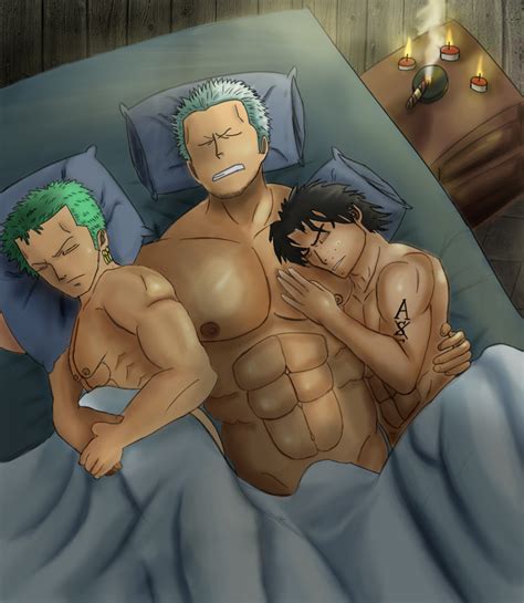 Rule 34 Gay Human Male Male Only Multiple Males One Piece Portgas D Ace Roronoa Zoro Smoker