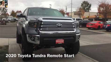 2020 Toyota Tundra remote start 2021 - YouTube