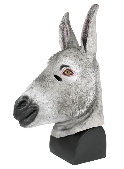 Donkey Mule Jackass Democrat Party Head Soft Rubber Costume Mask Ebay