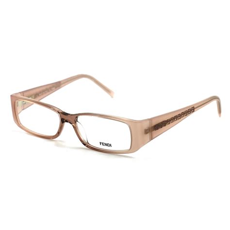 Fendi Womens Eyeglasses F830 688 Light Pink 52 15 135 Full Rim Rectangular