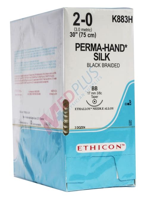 Ethicon Perma Hand Silk Suture Taper Point Med Plus Physician Supplies