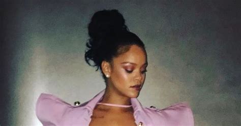 Rihanna Flashes Nipples In Pink Sheer Dress As She Poses Up A Storm