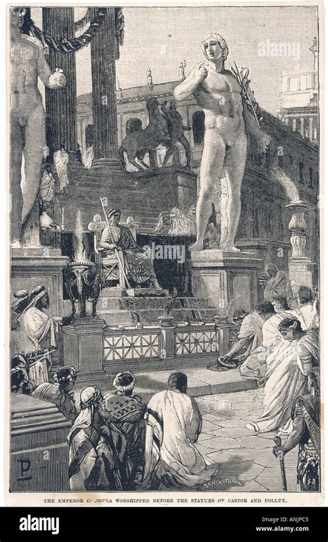 El Emperador Caligula Adorado Como Dios Fotografías E Imágenes De Alta