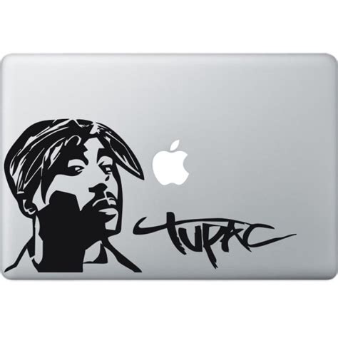 Tupac Shakur Macbook Sticker Mcstickers