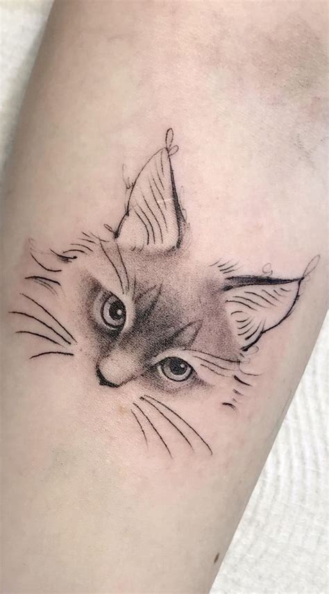 As 100 Melhores Tatuagens De Gatos Da Internet TopTatuagens Mini