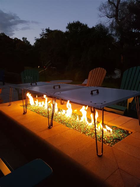 Our rectangular fire pit covers are made to measure to fit any size fire pit. Pin by Mark on heat deflector for gas fire pit | Gas ...