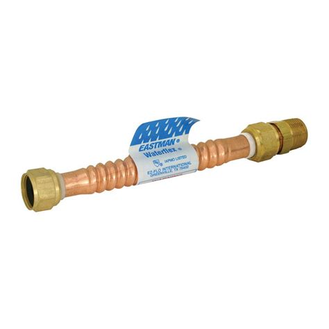 Free shipping on qualified orders. Eastman 3/4 in. x 15 in. Copper Water Heater Connector ...