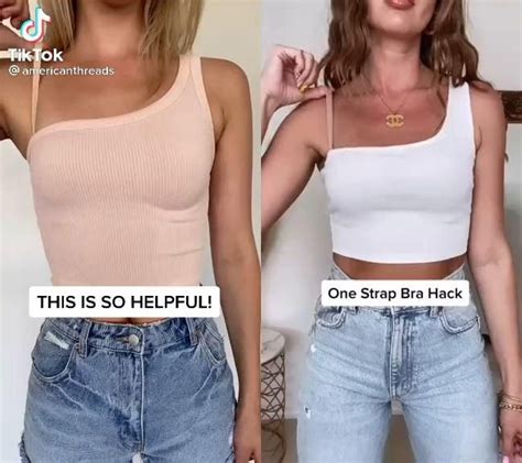 one strap bra hack