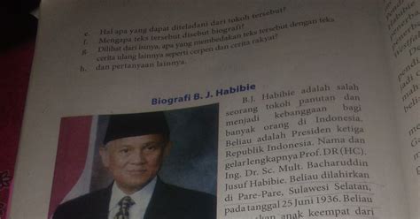 Teks Biografi Singkat Bj Habibie - Kunci Persoalan