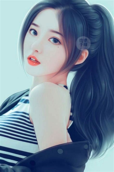 pin by tamria on anime art art girl digital art girl chinese art girl