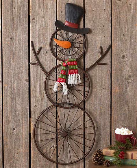Add a finishing touch to your garden with an outdoor bench and relax in comfort. 36 in 2020 | Snowman christmas decorations, Christmas wall ...