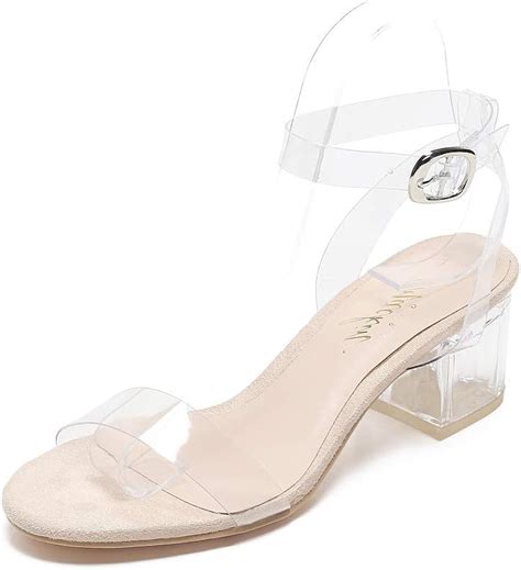 Mackin Girl G547 1 Womens Ankle Strap Clear Sandals Low
