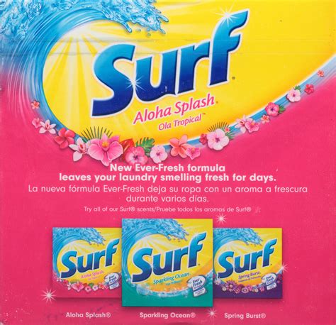 Surf Aloha Splash Powder Laundry Detergent 156 Oz Box
