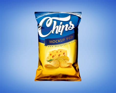 Download Free Snack Packaging Mockup (PSD)
