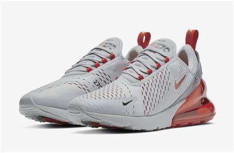 Nike Air Max 270 Wolf Grey University Red Ah8050 018 Release Date Sbd
