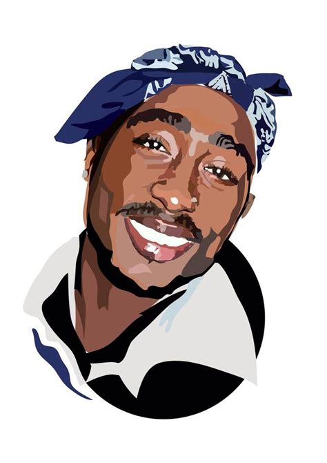Tupac Shakur 2pac Art Print Portrait Print Celebrity Print