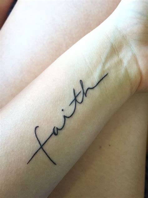 Touch device users can explore by touch or with swipe gestures. Best 25+ Faith wrist tattoos ideas on Pinterest | Wrist ...