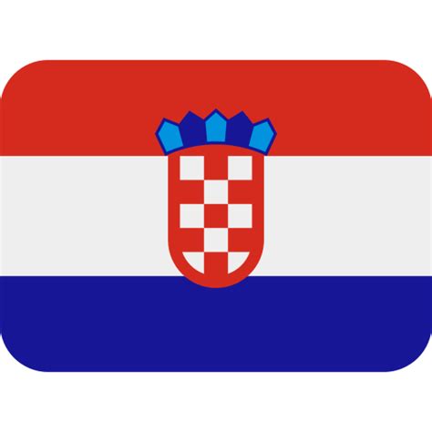 Croácia bandeira grátis para uso pessoal e comercial. 🇭🇷 Bandeira: Croácia Emoji