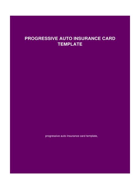 Insurance Card Template Fill Online Printable Fillable Within Car