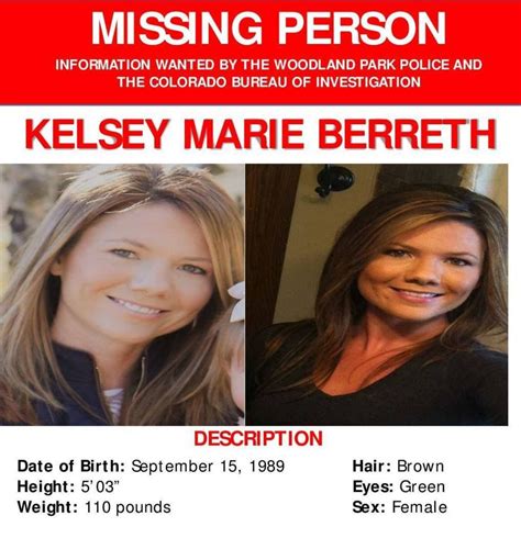 kelsey berreth mom missing since thanksgiving update fiancé patrick frazee arrested for first