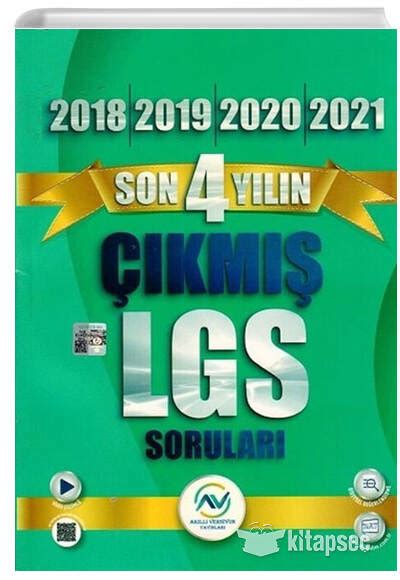 8 Sınıf LGS Son 4 Yılın Çıkmış Soruları Av Yayınları 9786057034441