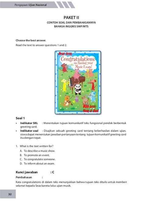 Soal Tentang Greeting Card Beserta - Ahli Soal