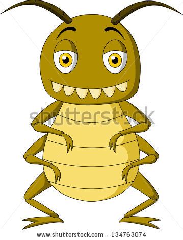 Flea cartoon - stock vector | Clipart Panda - Free Clipart ...