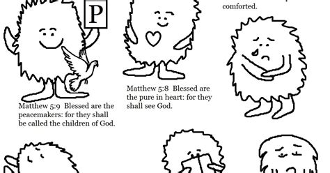 Church House Collection Blog The Beatitudes Coloring Page