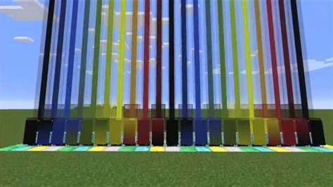 Minecraft Rainbow Beacons Youtube