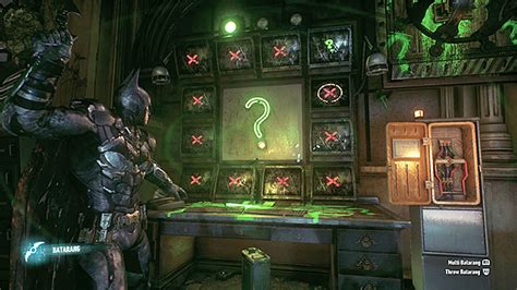 Arkham knight, there are tons of small green trophies for batman to collect during his grim adventure. Riddler trophies in the Arkham Knight HQ (11-21 ...