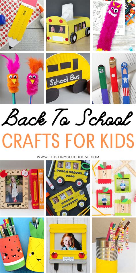 75 Best Adorable Back To School Crafts For Kids This Tiny Blue House