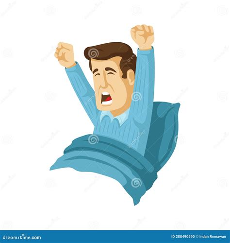 Illustration Of People Waking Up Stock Illustration Illustration Of