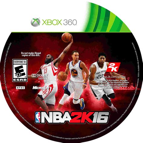 World Of Covers 01 Nba 2k16 2015 Ntsc Cover And Label Game Xbox 360
