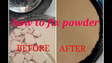 Diy How To Fix Broken Compact Powder Without Alcohol Sudhatuber Youtube