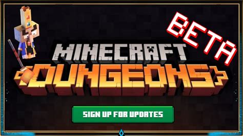 Minecraft Dungeons Beta Signup Get Your Copy Early Youtube