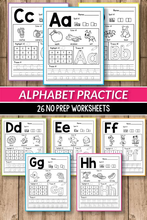 She hopes to help parents by equipping them with knowledge on how they can prepare their children. Alphabet Worksheets Primary Of Alphabet Printable Activities for Preschool and Kindergarten ...