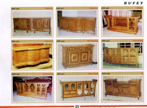 Katalog Mebel Bufet Furniture Mebel Jati Khas Jepara