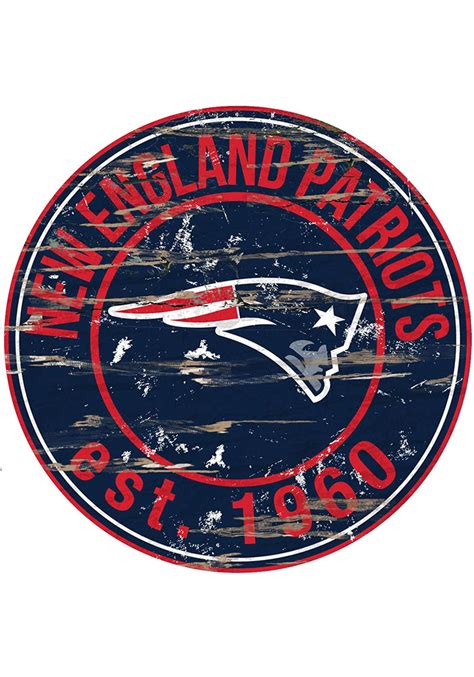 Check spelling or type a new query. New England Patriots Established Date Circle 24 Inch Sign ...
