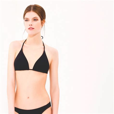Classic Black Spaghetti Strap Bikini Set Pelsoswimwear Swimwear