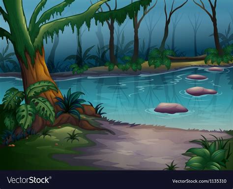 A River Royalty Free Vector Image Vectorstock Sponsored Free