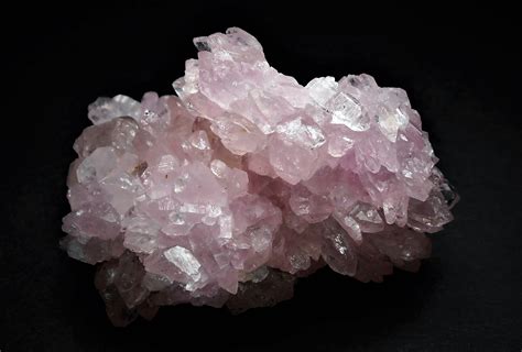 Rose Quartz Crystal Cluster From Lavra Da Ilha Taquaral