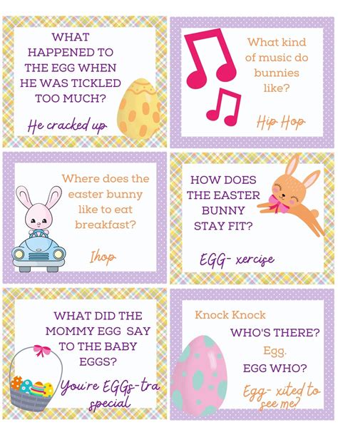 Free Printable Easter Lunchbox Notes Jinxy Kids
