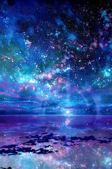 Download Galaxy Ocean Stars Wallpaper By Yayileo 58 Free On Zedge